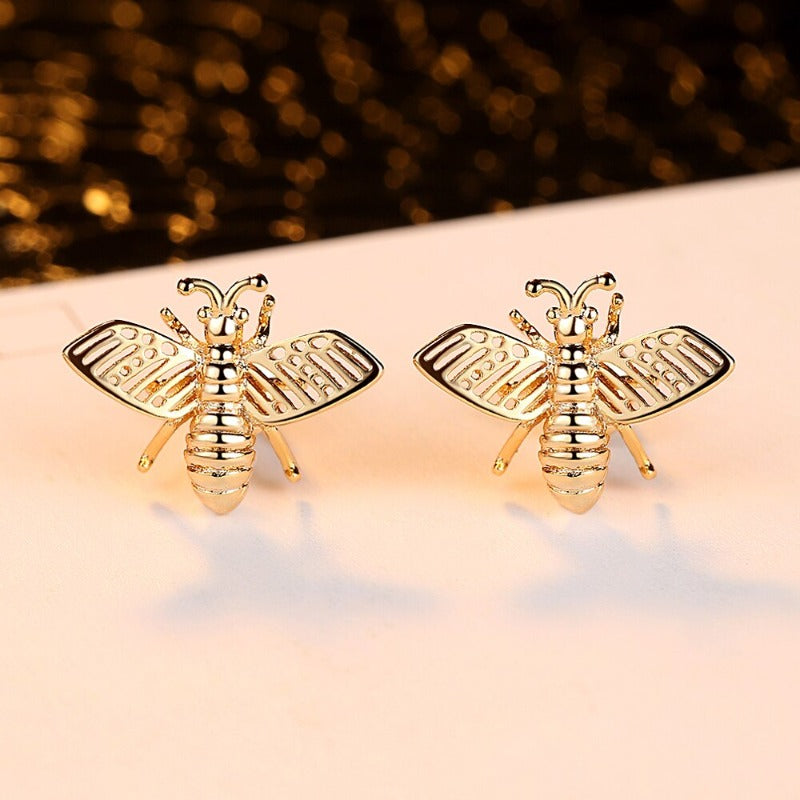 3 Styles Bee Stud Bee Drop Earrings for Girls