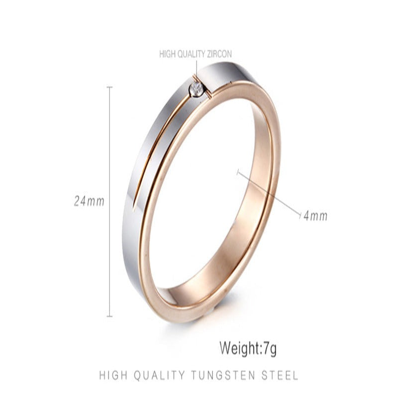 4mm Tungsten Ring for Men