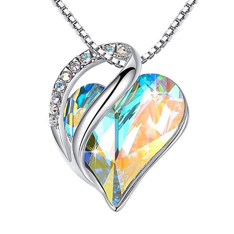 Heart Shaped Geometric Necklace for Women