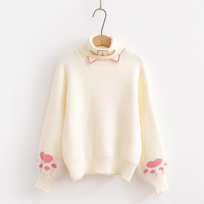 Autumn Embroidered Knit Sweaters for Women