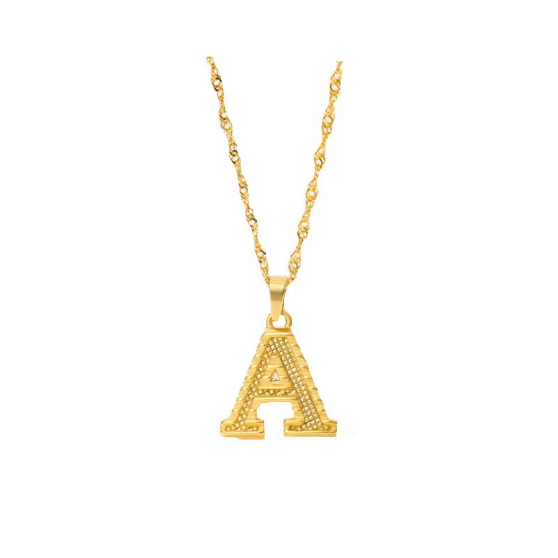26 Letter Necklace For Boys