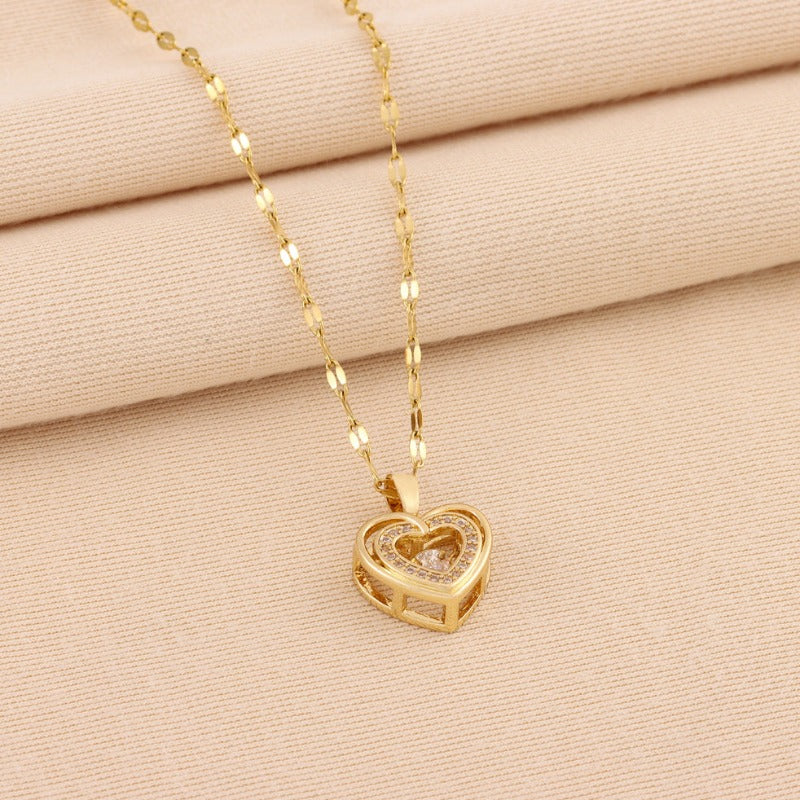 Double Layer Smart Love Necklace Gift for Girlfriend