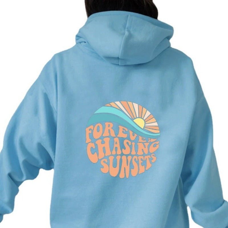 Forever Chasing Sunsets Hoodie Women