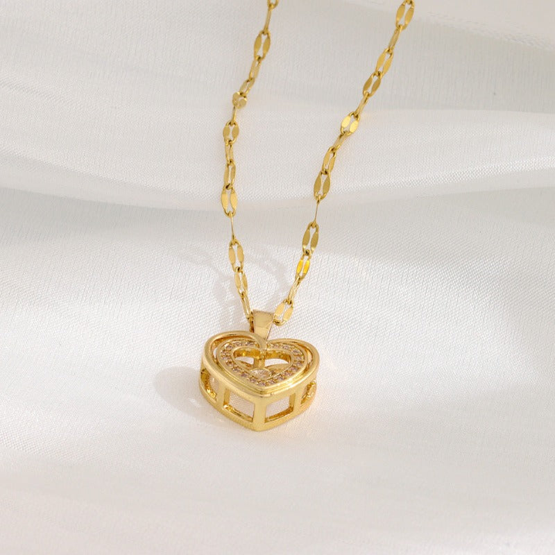 Double Layer Smart Love Necklace Gift for Girlfriend