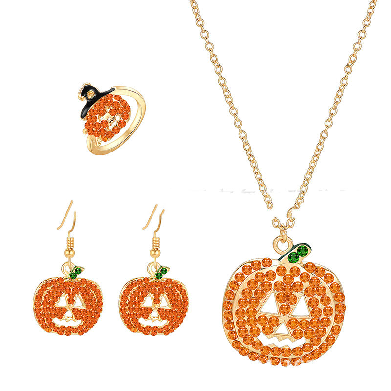 Pumpkin Jewelry Set for Women