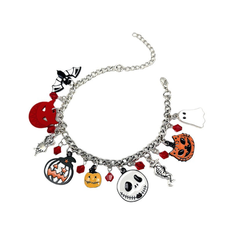 Pumpkin Skull Ghost Funny Bracelet for Women