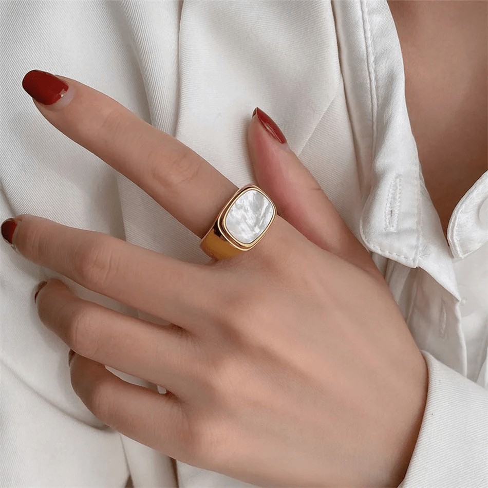 Chunky Statement Signet Ring Gifts For Teen Girls